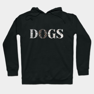 Dogs in all Caps Hoodie